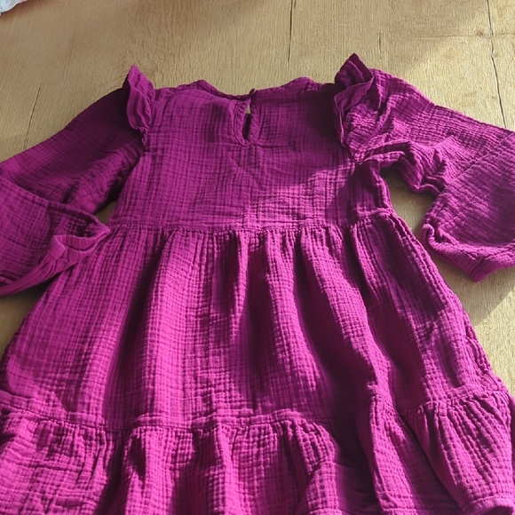 Cat & Jack Magenta Ruffle Dress - Picture 4 of 8